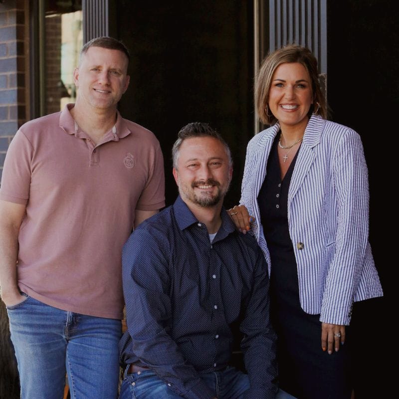 The Kainos Construction team — Rick, Britni, and Kenny, Ankeny Iowa